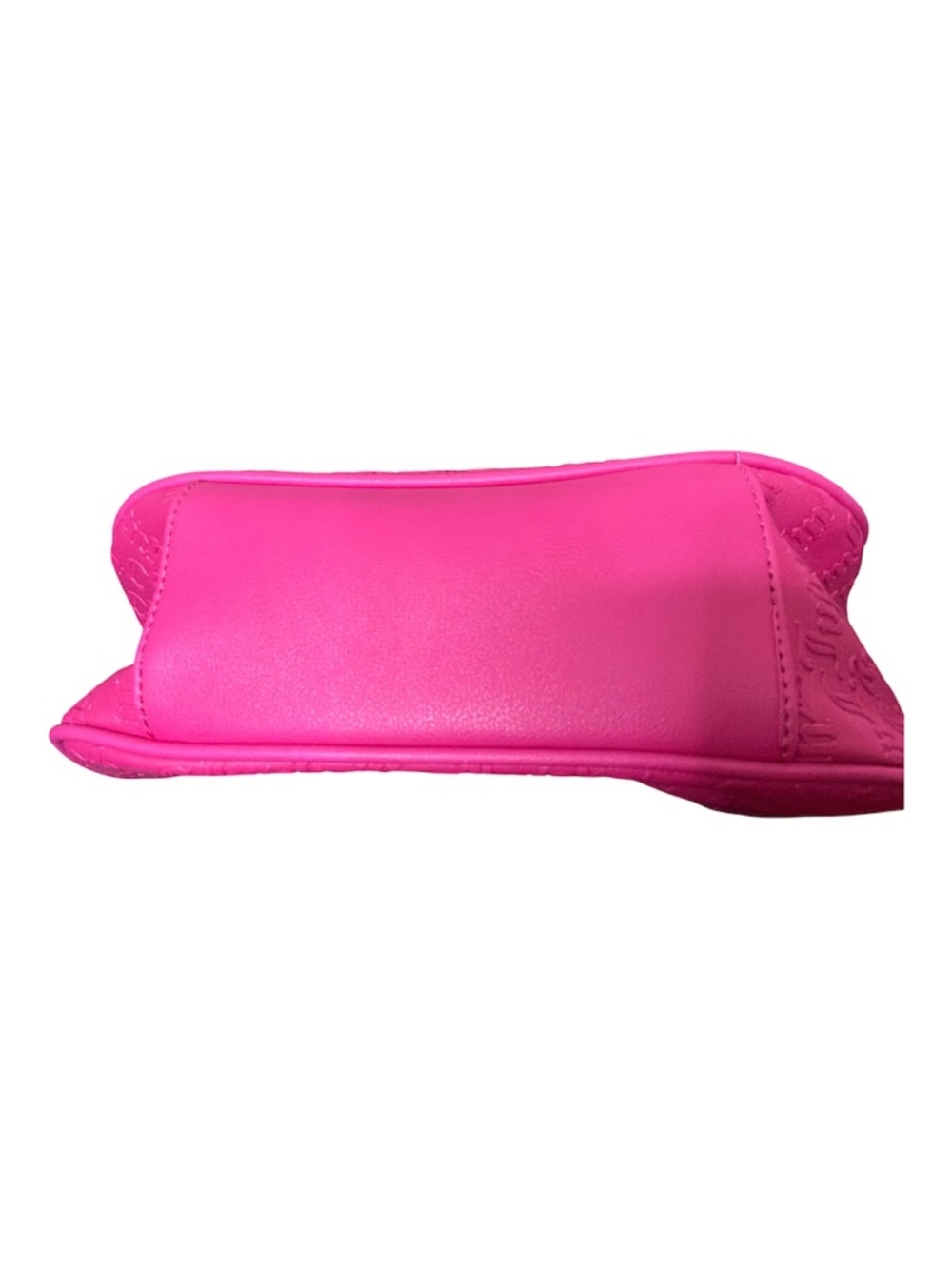 Juicy Couture Vibrant Pink Embossed Shoulder/Crossbody/Hand Held Bag - Picture 4 of 5